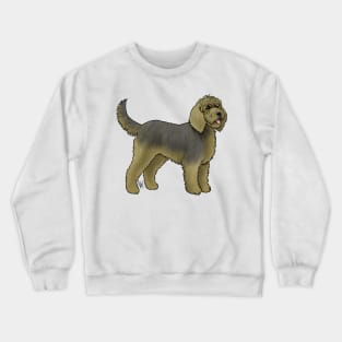 Dog - Otterhound - Black and Tan Crewneck Sweatshirt